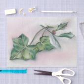 アイビーとホリーのクリスマス 薄葉紙 (クラフト)