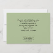 アイビーとホーリーのホリデーパーティー 招待状 (正面)