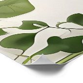 アイビーのテーエレガントブル結婚プランと招待状 ポスター (角)