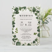 アイビーのテーエレガントブル結婚プランと招待状 招待状 (スタンド正面)