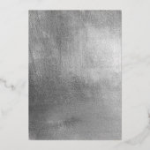 アイビーの滴る結婚銀 箔招待状 (裏面)