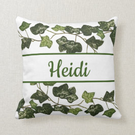 アイビーエレガントグリーンキュートカスタム クッション