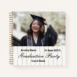 アイビークラシック卒業式パーティーゲストサインイン ノートブック