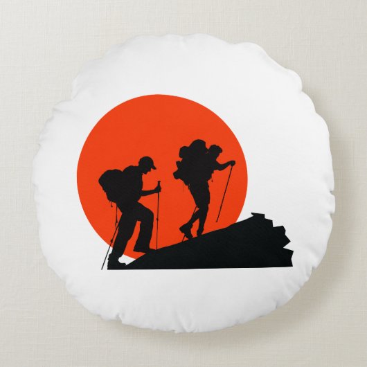 アイビークールチ大好きなデザイナーピロー ラウンドクッション (正面)