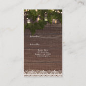 アイビーストリングライツメイスン素朴ジャー友人を参照 紹介カード (裏面)