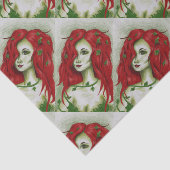 アイビーニンフレッドヘッドウーマンピクシーファンタジーアート 薄葉紙 (詳細)