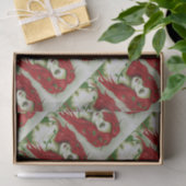 アイビーニンフレッドヘッドウーマンピクシーファンタジーアート 薄葉紙 (ギフト)