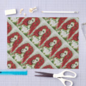 アイビーニンフレッドヘッドウーマンピクシーファンタジーアート 薄葉紙 (クラフト)