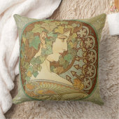 アイビーバイアルフォンスミュシャ クッション (ブランケット)