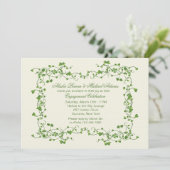 アイビーフレーム招待状 招待状 (スタンド正面)