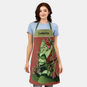 アイビーボンシェル エプロン (着用した状態)