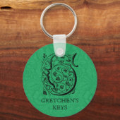 アイビーモノグラムGキーチェーン キーホルダー (正面)