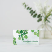 アイビーリーフユーカリ造園芝生 名刺 (スタンド正面)