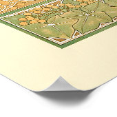 アイビーローレルファッションポートレートアルフォンスミュシャポスター ポスター (角)