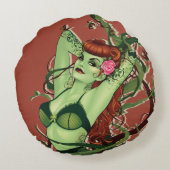 アイビー砲弾 ラウンドクッション (裏面)