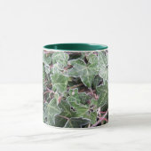 アイビー霜の降りたマグ マグカップ (中央)