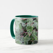 アイビー霜の降りたマグ マグカップ (正面左)