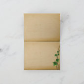 アイビー&ウィロー ウェディング サンクスノート サンキューカード (内部)