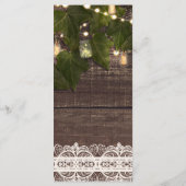 アイビー&ストリングライトメイソンのJAR素朴パーティー メニュー (裏面)