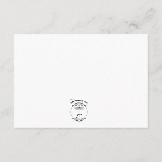 アイビー&セージ結婚ズ詳細 エンクロージャーカード (裏面)