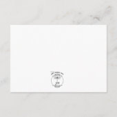 アイビー&セージ結婚披露宴 エンクロージャーカード (裏面)