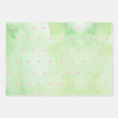 アイビー ハーツ、トレリス & ドット  assorted ラッピングペーパーシート (正面3)