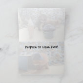 アイビー&パーカーの驚き – Cat誕生日カード カード (内部)