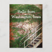 アイビー、ブリック、階段 ポストカード (正面)