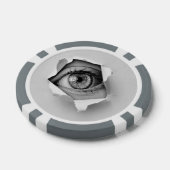 アイピープホールグレー ポーカーチップ (シングル)