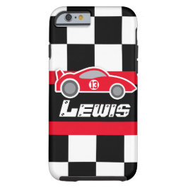 アイフォンケースという名前の赤いスポーツカーをレースしている子供 Case-Mate iPhone 14ケース