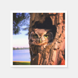 アイフクロウ スタンダードカクテルナプキン