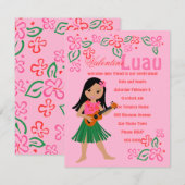 アイフララブユウクレレ 招待状 (正面/裏面)