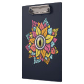 アイフラワー不気味スカラフル風変わりリアル美術 クリップボード (左)