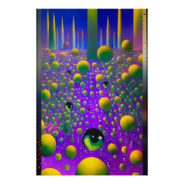 アイフル – Ken Gage Surreal Art ポスター