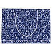 アイブライトパターン、ウィリアム・モリス大抱き枕 ラージペーパーバッグ (裏面)