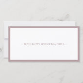 アイブロマイクロブラディングアフターケアパステルピンク サンキューカード (裏面)