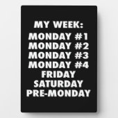 アイヘイトモンデイズ – おもしろいノベルティ フォトプラーク (正面)