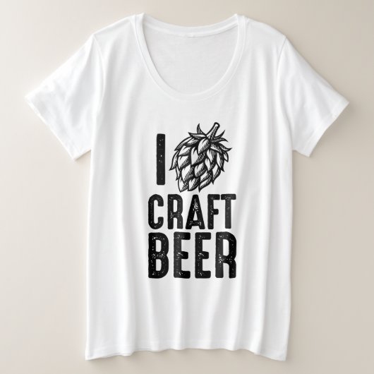 アイホップクラフトビール プラスサイズTシャツ (デザイン正面)