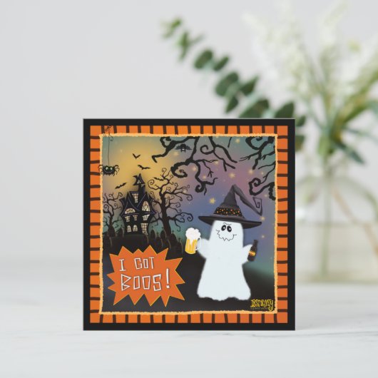 アイボス得キュート幽霊インスピリシティハロウィーン シーズンカード (スタンド正面)