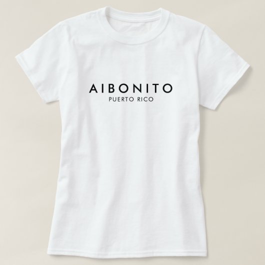 アイボニート プエルトリコ Tシャツ (デザイン正面)