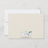 アイボリーきらきら光るキルテ結婚ッドポーの応答カード 出欠カード (裏面)