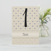 アイボリーきらきら光るキルテ結婚ッドポーの応答カード 招待状 (スタンド正面)