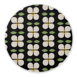 アイボリーつる植物-フローラセラミックノブ セラミックノブ