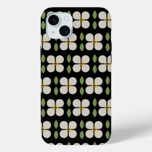 アイボリーつる植物 – ボタニカルiPhoneケース iPhone 15 Miniケース