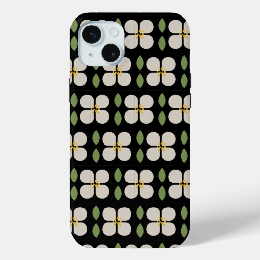 アイボリーつる植物 – ボタニカルiPhoneケース Case-Mate iPhoneケース (裏面)