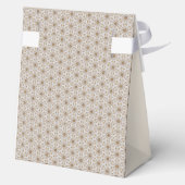 アイボリーとエレガント金ゴールドスターライト フェイバーボックス (裏面)