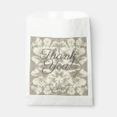 アイボリーとグレーフローラの好意バッグ フェイバーバッグ (正面)