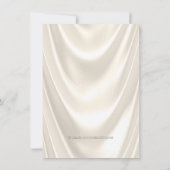 アイボリーとピンククロスファースト・コミュニオンサテン 招待状 (裏面)