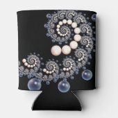 アイボリーとブルーパールスパイラルクーラーボックス 缶クーラー (裏面)