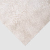 アイボリーとホワイトヴィンテージダマスク 薄葉紙 (詳細)